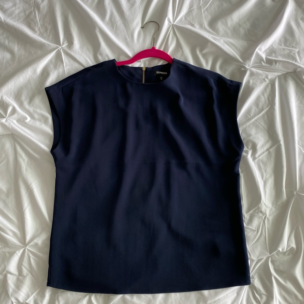 Navy Express Blouse